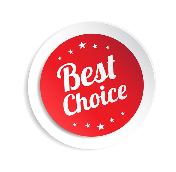 Best Choice Shopping Vector Sticker - Vector, Image