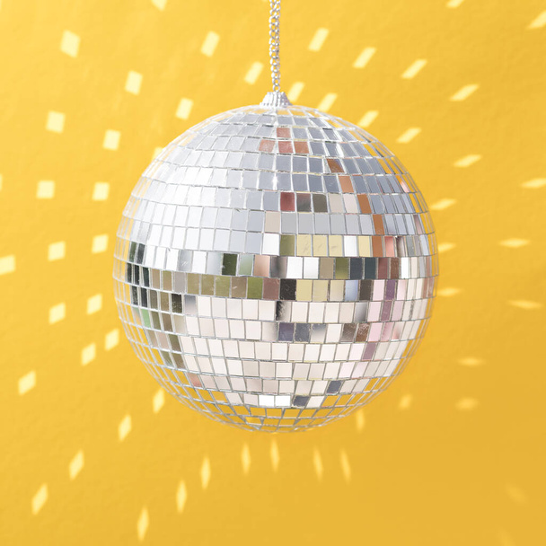 beautiful new year concept with disco ball. Resolution and high quality beautiful photo - Foto, afbeelding