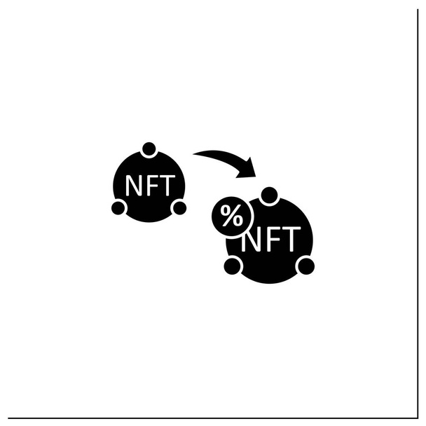 NTF yeniden satış simgesi simgesi - Vektör, Görsel