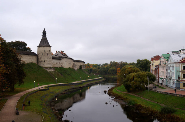 Travel through the ancient city of Russia Pskov                                       - Foto, Imagen