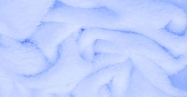 Βελούδο. Πλούσια. Χλωμό μπλε. (από το γαλλικό peluche) - υφάσματα με κοντό πέλος ή υπνάκο, όπως το φουστάνι ή το βελούδο. Μπλε γούνα ζώου φόντο υφή, υφή βελούδινη χνουδωτή γούνα close-up. - Φωτογραφία, εικόνα