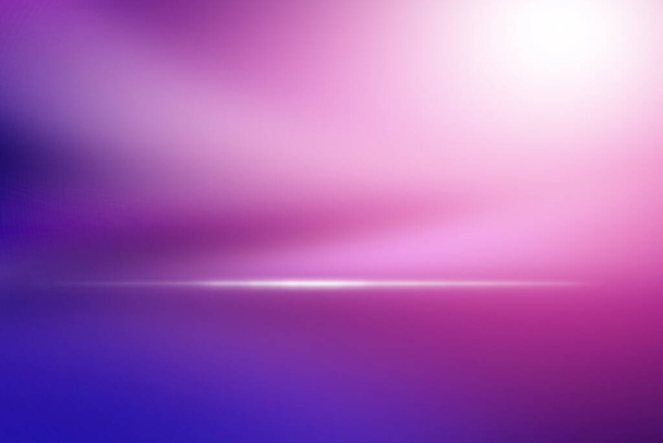 Розовый, синий, фиолетовый, фиолетовый градиент размытый баннер. пустой романтический фон. Классика и современность - Фото, изображение