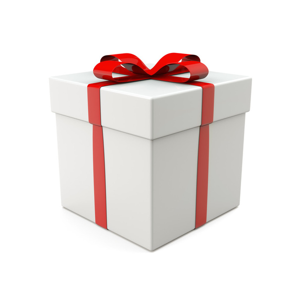Caja de regalo blanca - Foto, Imagen