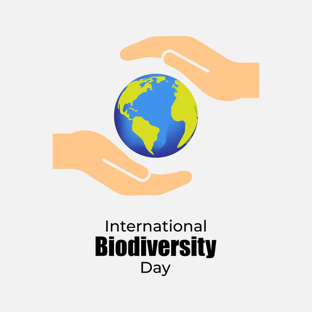 Vektorillustration zum internationalen Tag der biologischen Vielfalt - Vektor, Bild