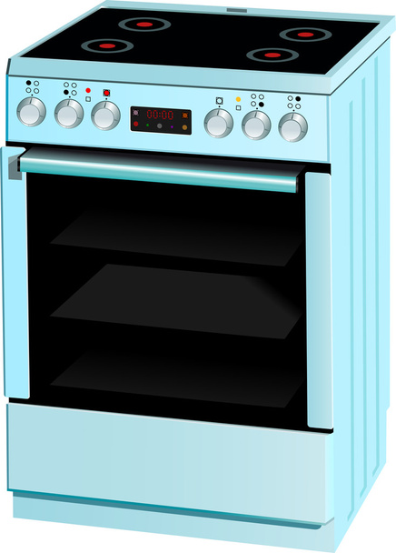 elektrische oven - Vector, afbeelding