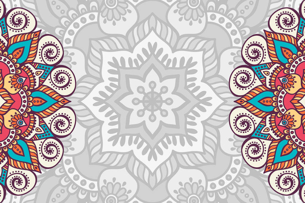 Vector ornamental background with mandala - Вектор, зображення