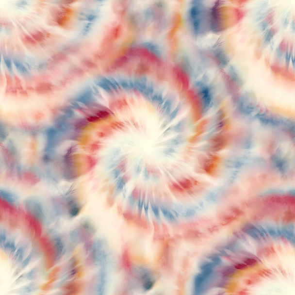 Seamless spiral tie dye pattern for surface design print - Photo, Image