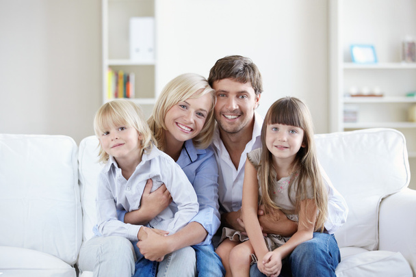 Young families with children at home - Foto, imagen