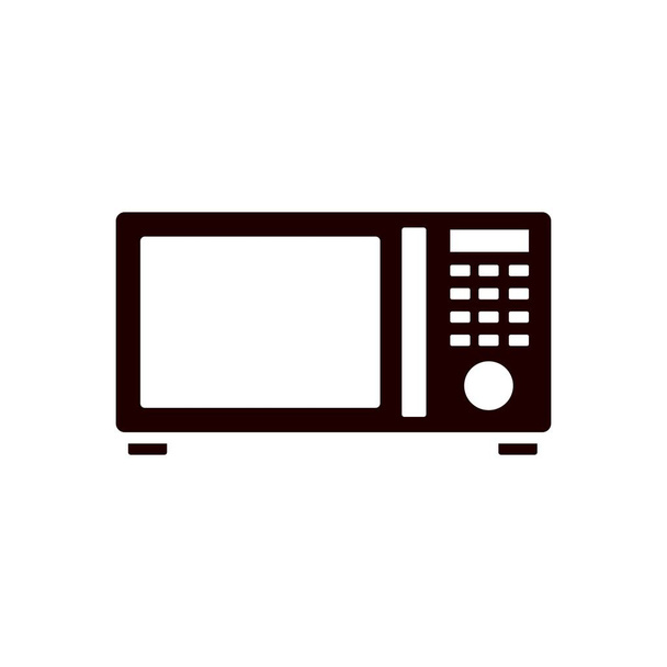 Magnetron Elektrische Oven vector icoon. gevuld plat bord voor mobiel concept en webdesign. Een icoon van de magnetrons. Symbool, logo illustratie. - Vector, afbeelding