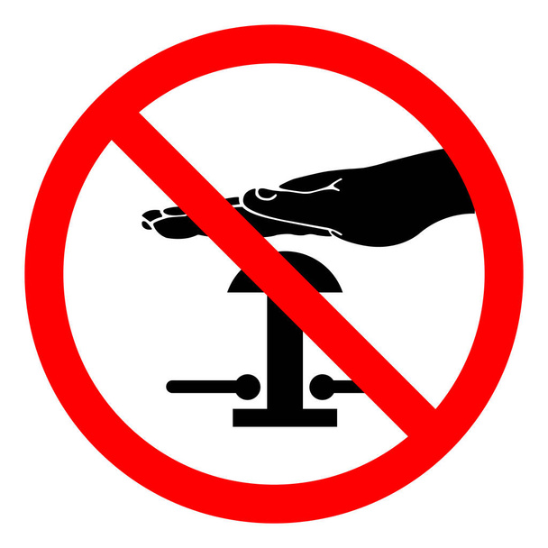 No encienda la señal de símbolo - Vector, Imagen