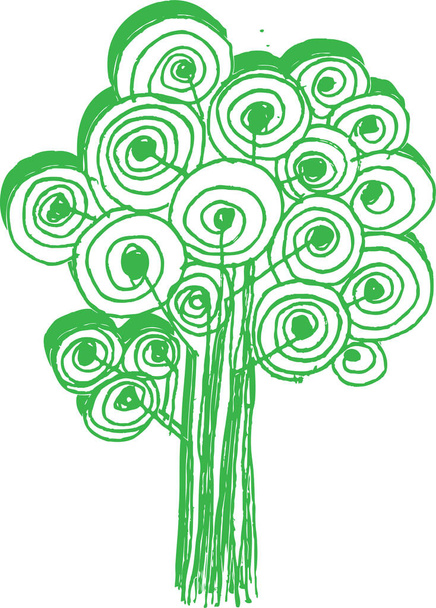 Trees with leaves icon sign design - Διάνυσμα, εικόνα