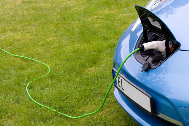 Charging electric car - Foto, imagen