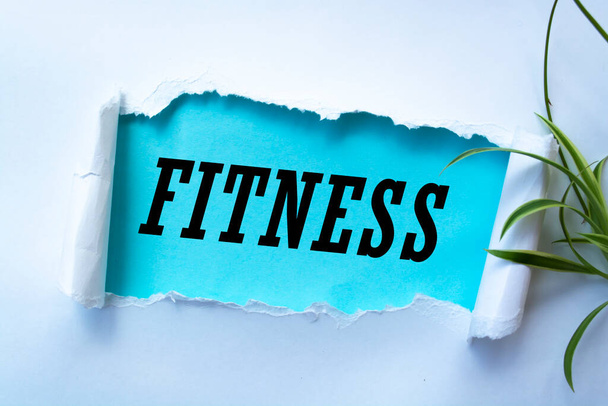 FITNESS word cloud, sport, health concept - Photo, Image
