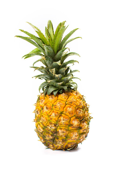 Fresh pineapple fruit isolated on white background - Photo, Image
