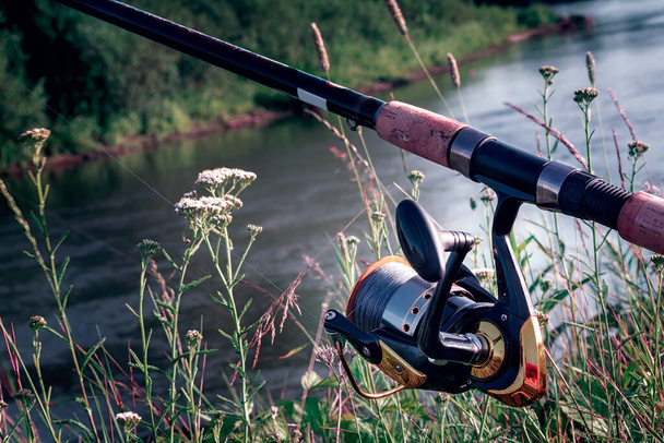Feeder - English fishing tackle for catching fish. - Photo, Image