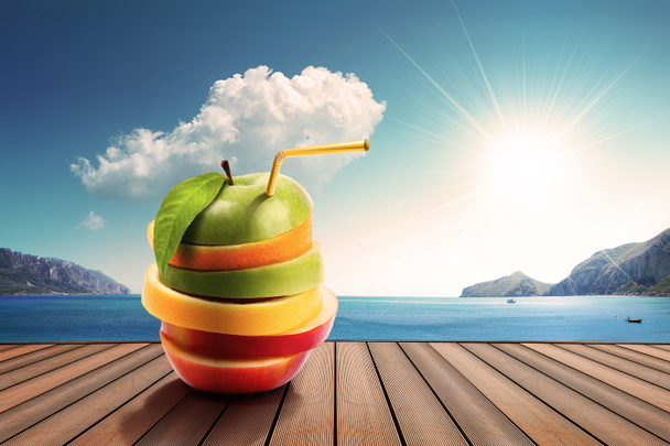 Frutas al sol
 - Foto, Imagen