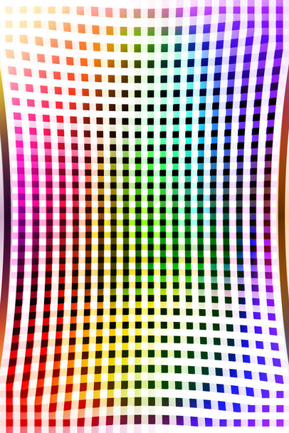 Illusione colorato inciampare disegno psichedelico con linee rette sfondo moderno di alta qualità stampe di grandi dimensioni - Foto, immagini