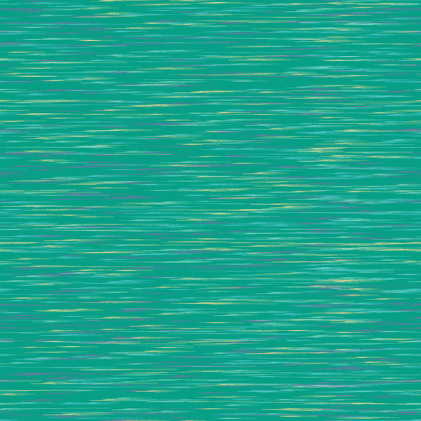 Heather green Marl Triblend textile vector seamless pattern. Cotton fabric repeat texture. Jersey swatch. Melange woven knitwear. - Vector, Image