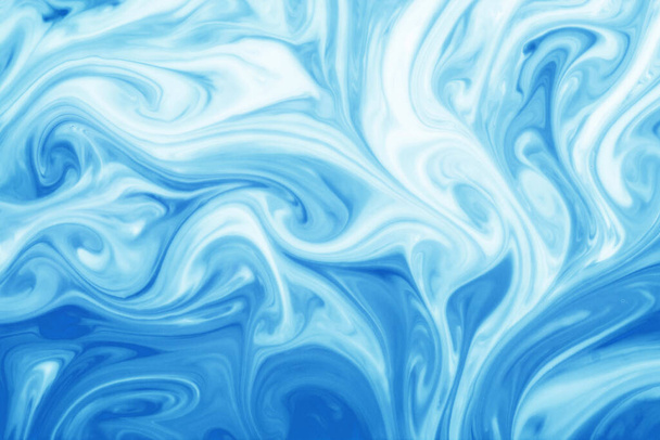 blue marble background. abstract acrylic painting. - Fotó, kép