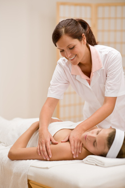 Body care - woman hand massage at salon - Фото, зображення