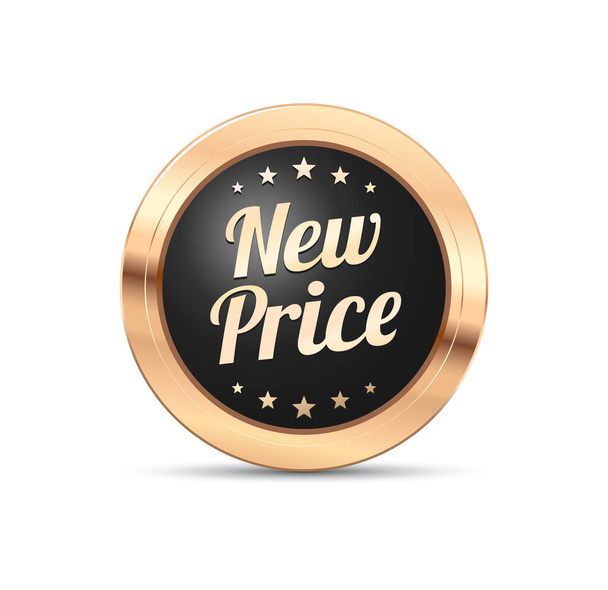 New Price Badge Vector - Vector, afbeelding