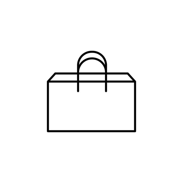 Shopping bag icon isolated on white background. Purchase symbol modern, simple, vector, icon for website design, mobile app, ui. Vector Illustration - Vector, Image