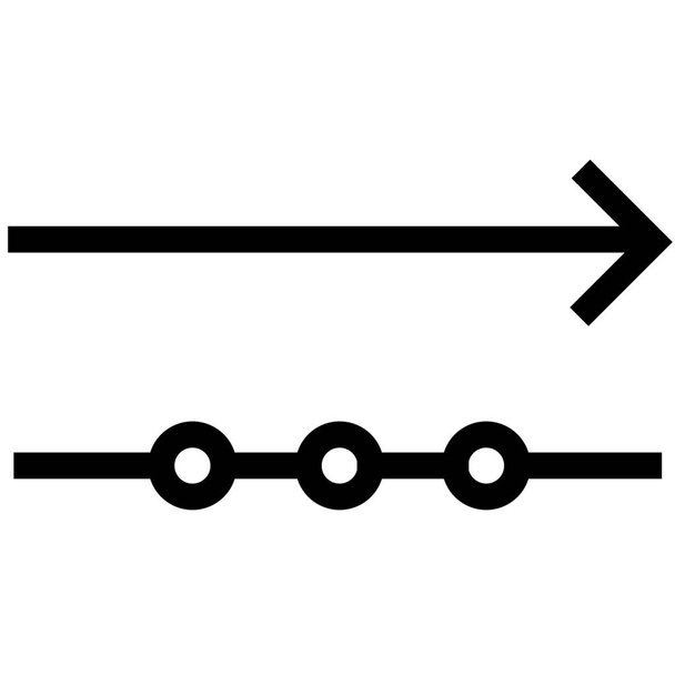 иконка направления передачи данных в стиле наброска - Вектор,изображение