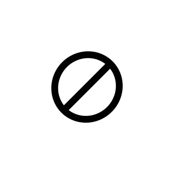 no smoking icon vector illustration - Vector, Image