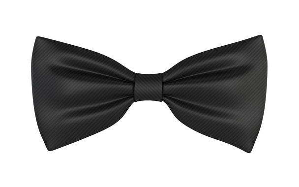 Black bow tie - Фото, изображение