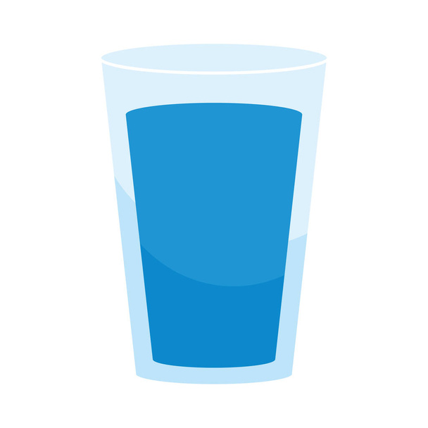water glass icon - Vector, afbeelding