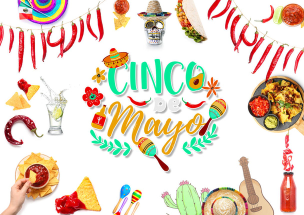 Greeting card for Cinco de Mayo (Fifth of May) celebration - Photo, Image