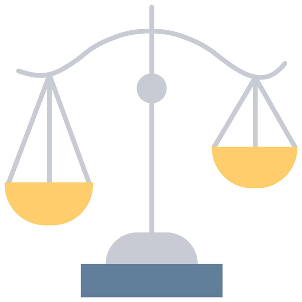 balance balance scale justice icon in marketing-seo category - Vector, Image