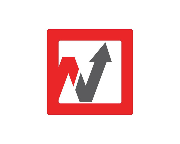 N letras y logotipos financieros - Vector, imagen