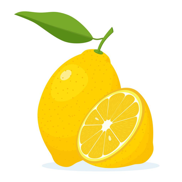 Friss citrom ikon - Vektor, kép