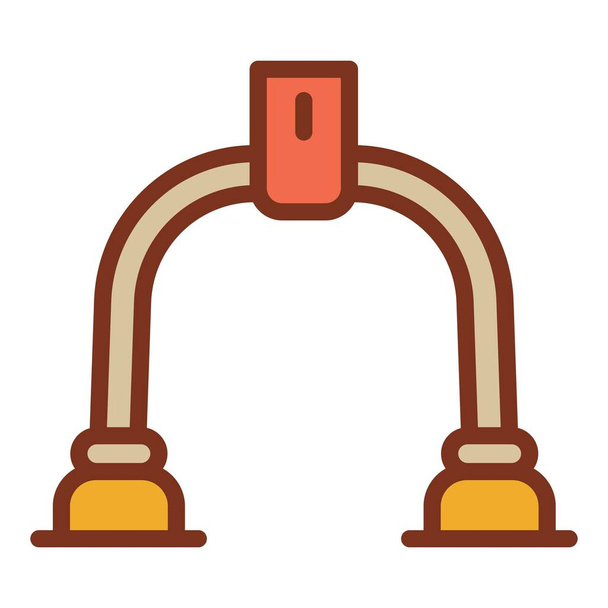 Croquet gate icon, outline style - Vektori, kuva