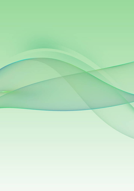 Αφηρημένα κύματα υποβάθρου. Λευκό, μέντα πράσινο και μπλε αφηρημένο φόντο για ταπετσαρία oder επαγγελματική κάρτα - Φωτογραφία, εικόνα