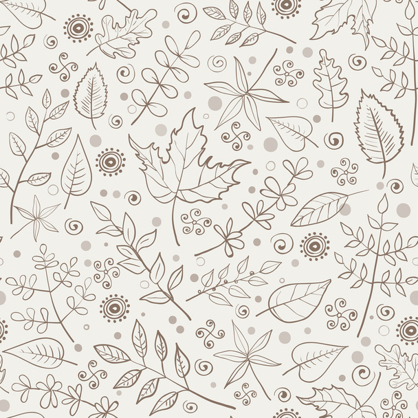 Seamless floral pattern. - Вектор,изображение