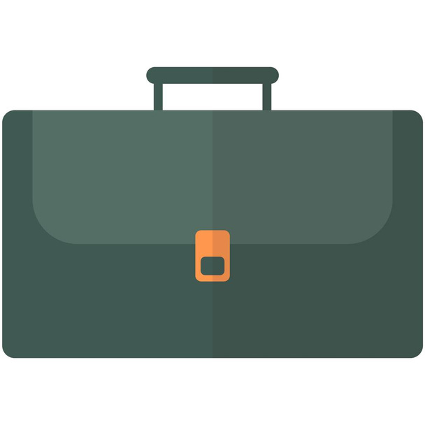 Briefcase icon, vector work bag, business case on white - ベクター画像