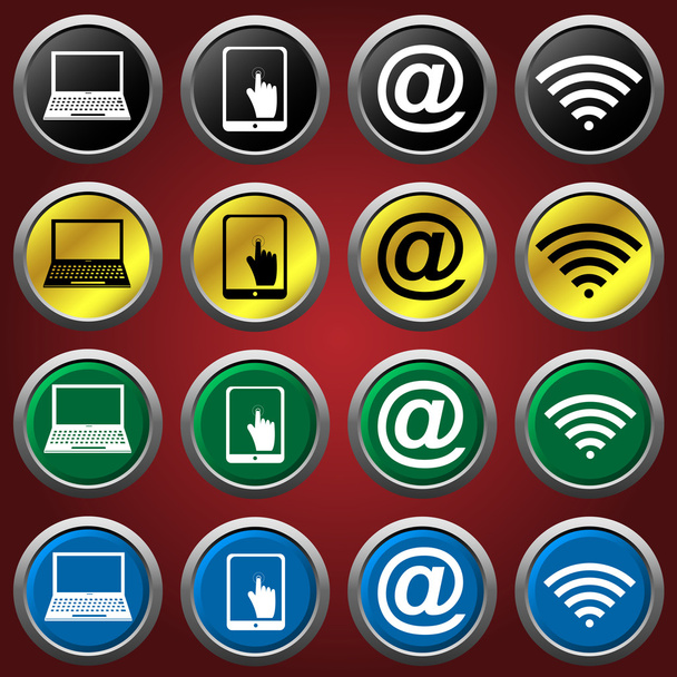 web icons iconen - Vector, afbeelding