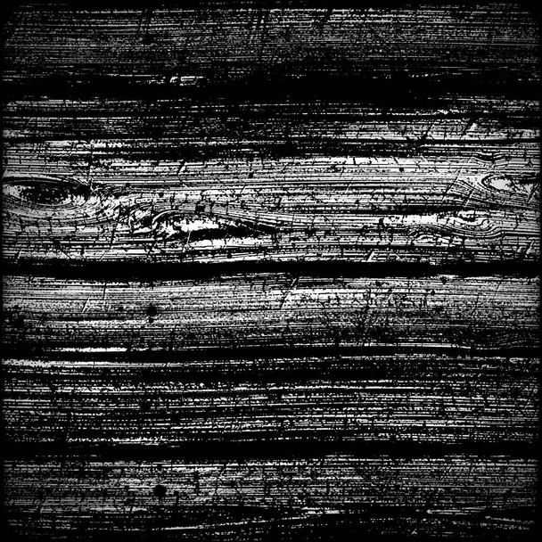 黒と白のフレームのデザインでダークモノクロームの木の板の背景、ラミネートラインと結び目 - 写真・画像