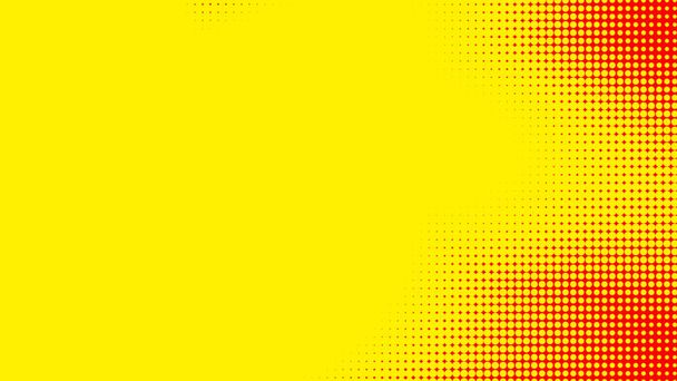 Dots halftoon oranje gele kleur patroon gradiënt textuur met technologie digitale achtergrond. Dots pop art strips met zomer achtergrond. - Foto, afbeelding