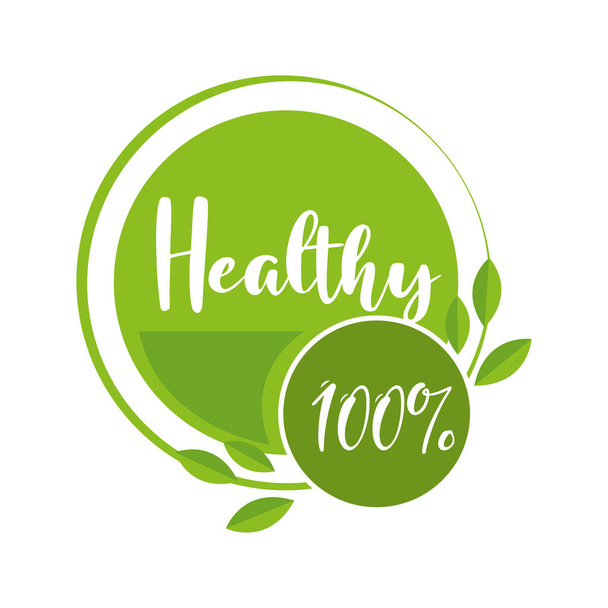 healthy organic product - Vector, Image