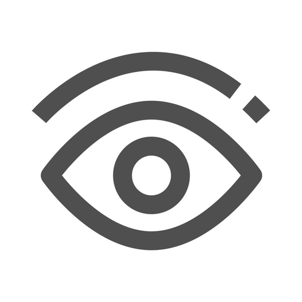 Augenuntersuchung Augenheilkunde Symbol in Umriss Stil - Vektor, Bild