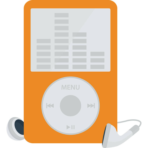 fülhallgató fülhallgató ikon lapos stílusban - Vektor, kép