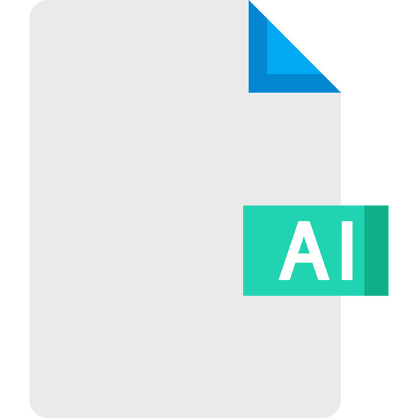 Adobe Illustrator Datei ai ai Datei Symbol - Vektor, Bild