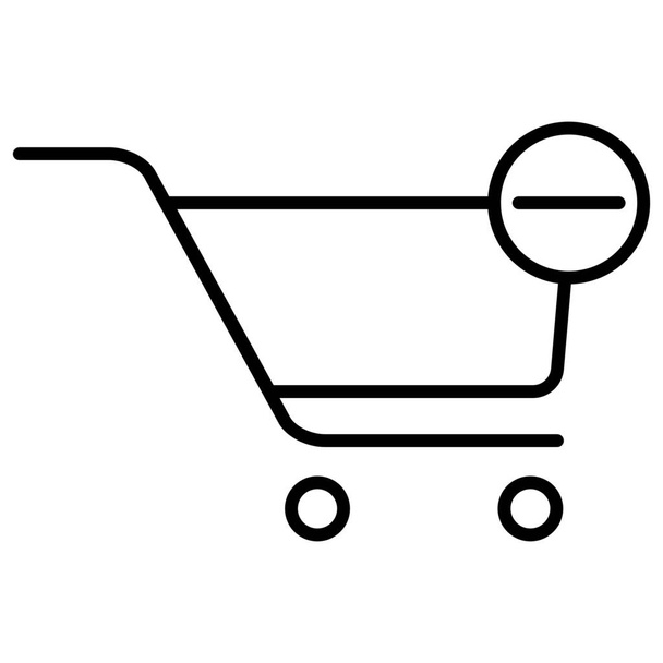 Mein Warenkorb-Symbol in der Shopping-E-Commerce Kategorie - Vektor, Bild