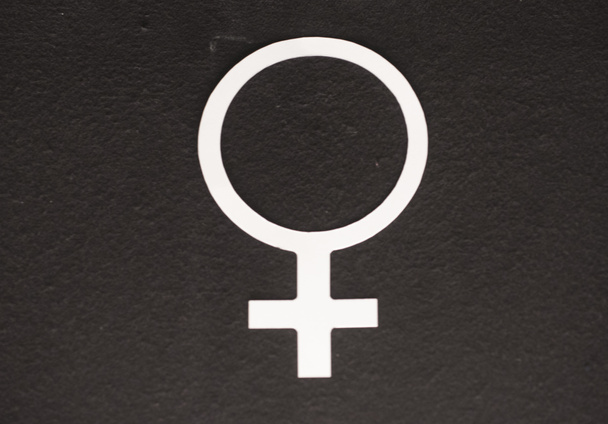 Symbol für Frau und Weiblichkeit und Person mit weiblichem Geschlecht - Foto, Bild