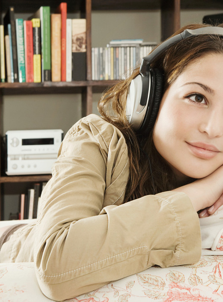 Woman  listening to music - Photo, Image