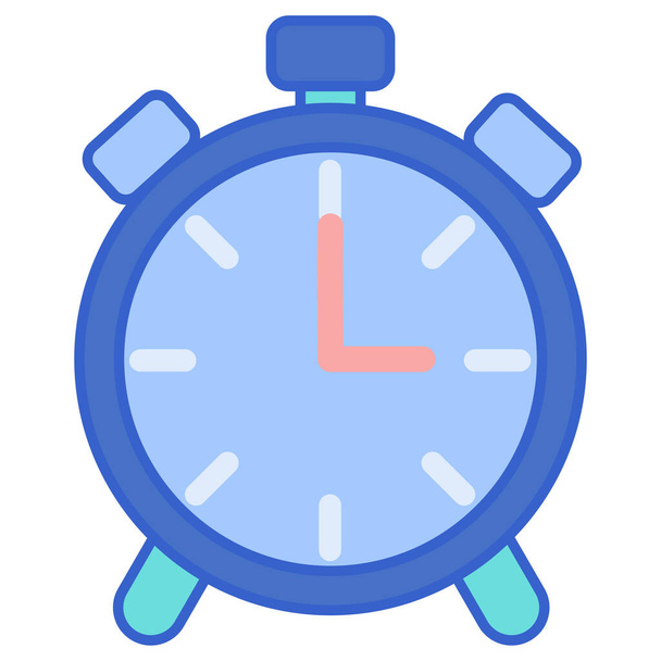 иконка времени будильника в категории education-school-learning - Вектор,изображение