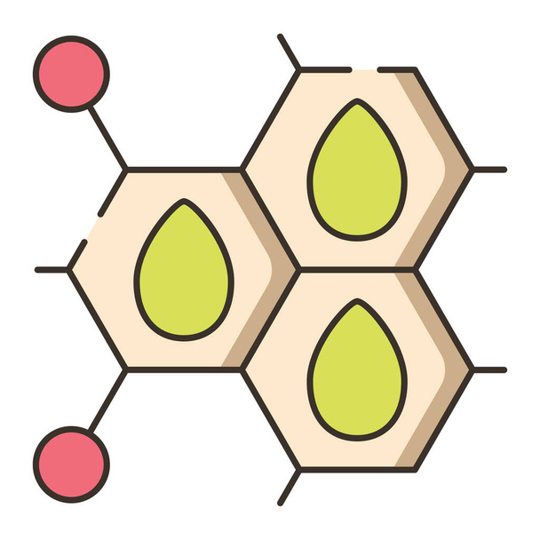 gas molecule oil icon in ecology-environmentalism category - Vector, Image